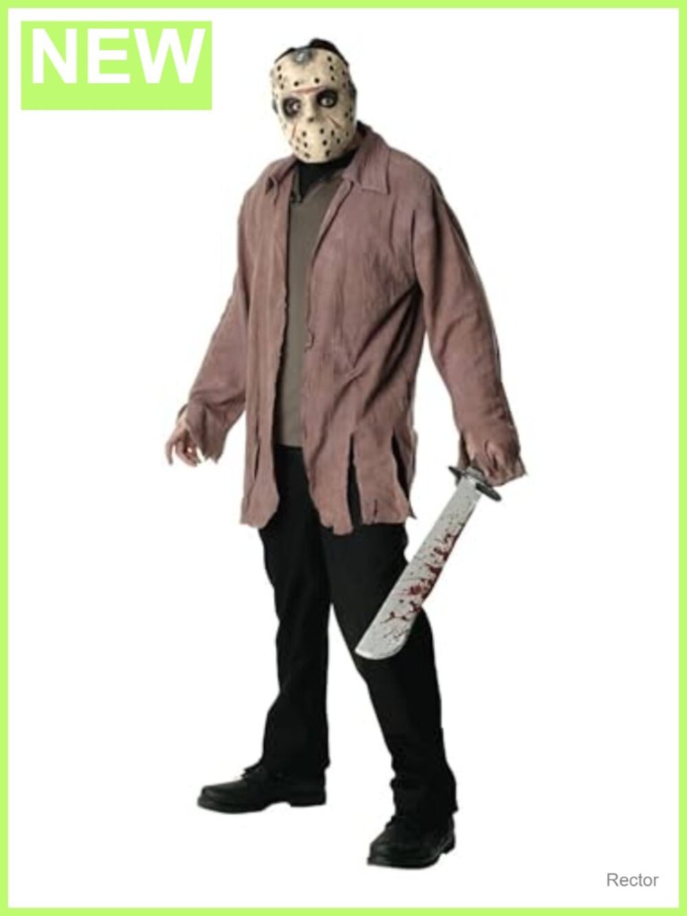 Friday the 13th Jason Voorhees Costume with Mask Men's XL